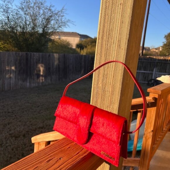 Jacquemus Le bambino long (Red) w/ Dust bag included - Picture 3 of 12